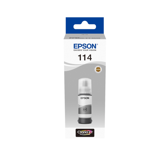EPSON 114 ECOTANK INCHIOSTRO ORIGINALE INK RESA STANDARD GRIGIO